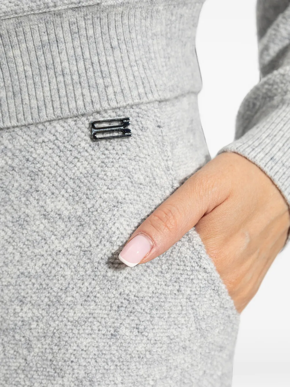 Victoria Beckham Trainingsbroek met manchetten Grijs