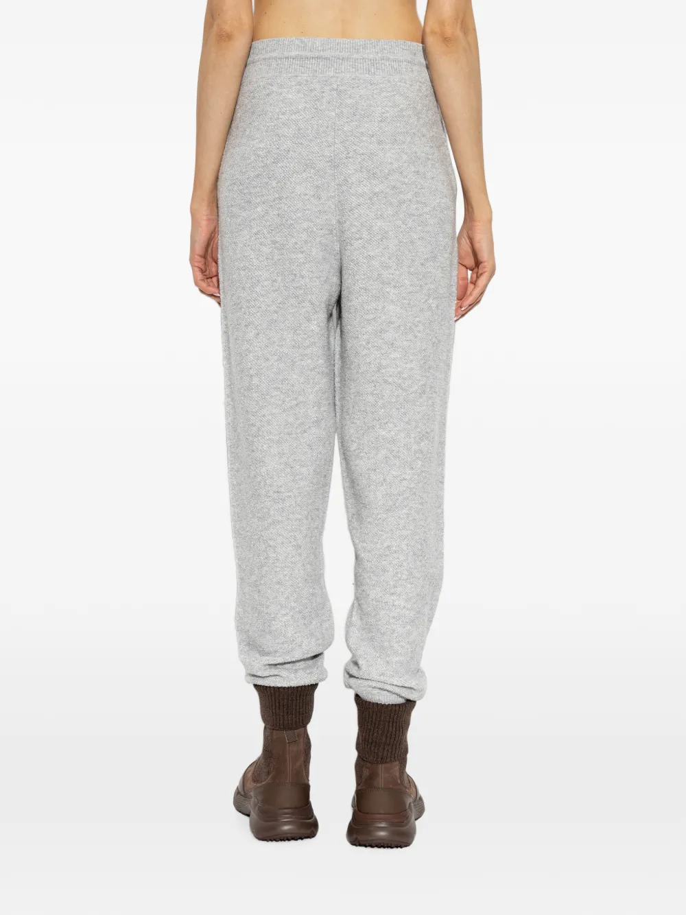 Victoria Beckham Trainingsbroek met manchetten Grijs