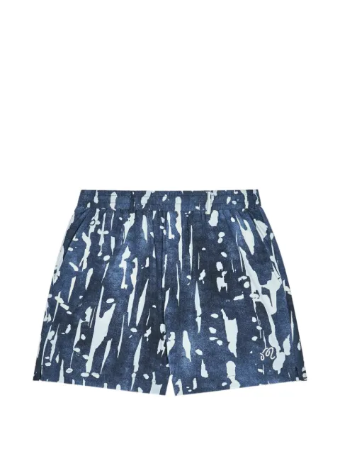 Malbon Golf Scooter inkwash-print shorts