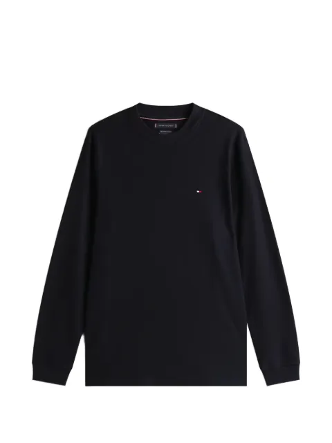 Tommy Hilfiger logo-embroidered crew-neck sweater