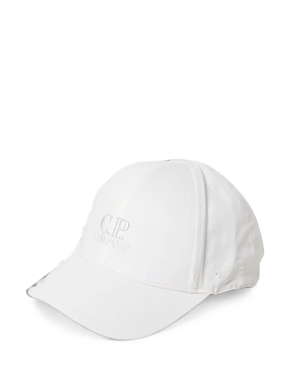 C.P. Company Kids Pet met geborduurd logo Wit