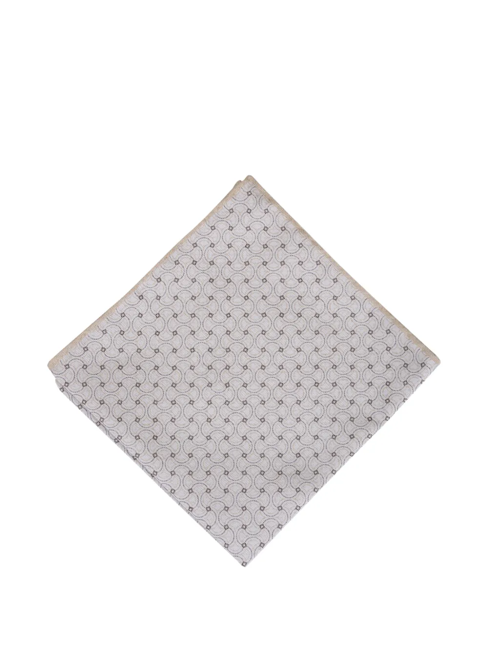 Paolo Albizzati geometric-print silk pocket scarf