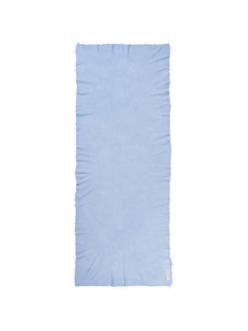 Himalaya Clothing frayed-edge scarf - Blu