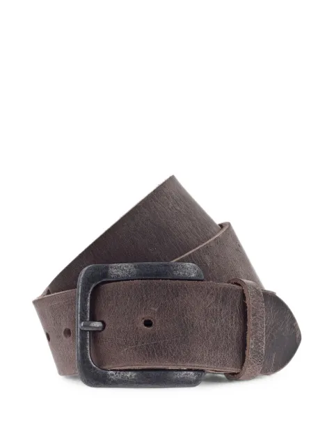 BGM LABEL distressed leather belt
