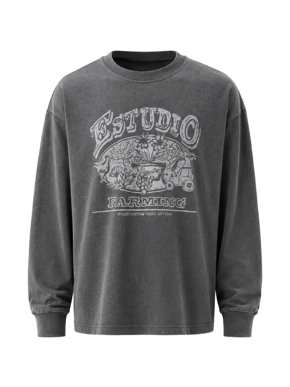 estudio niksen Farming graphic-print sweater