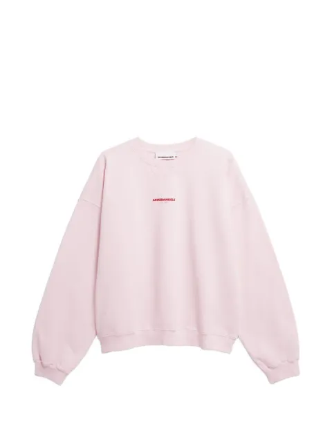 ARMEDANGELS GMT Dye logo-print crew-neck sweater