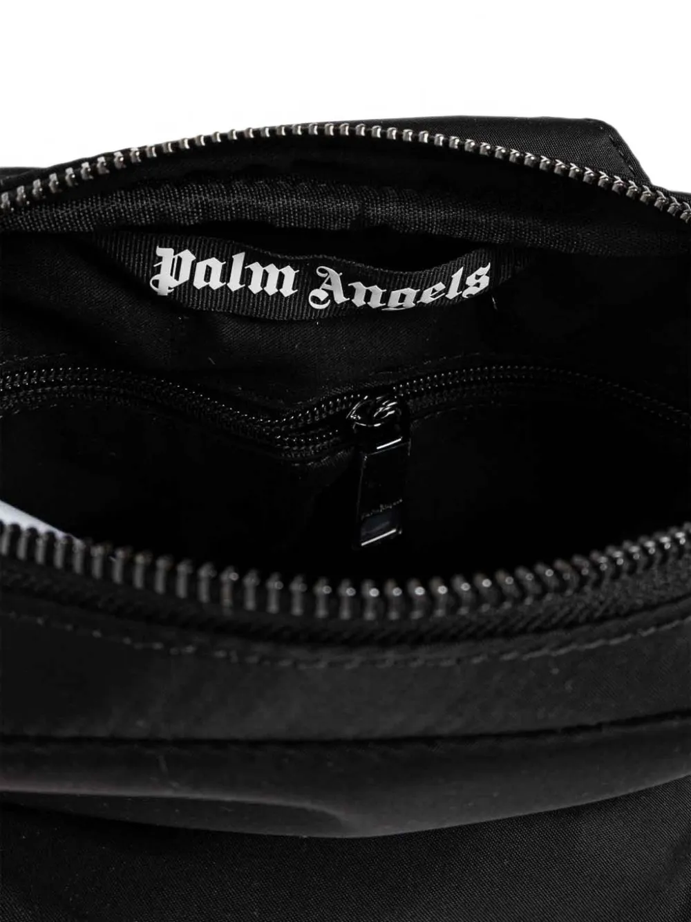Palm Angels logo-patch backpack Zwart