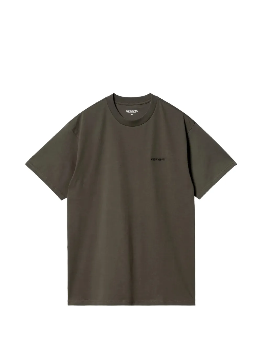 Carhartt WIP S/S Script logo-print cotton T-shirt - Verde