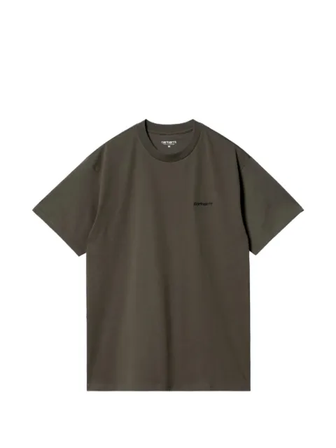 Carhartt WIP camiseta S/S Script de algodón con logo estampado