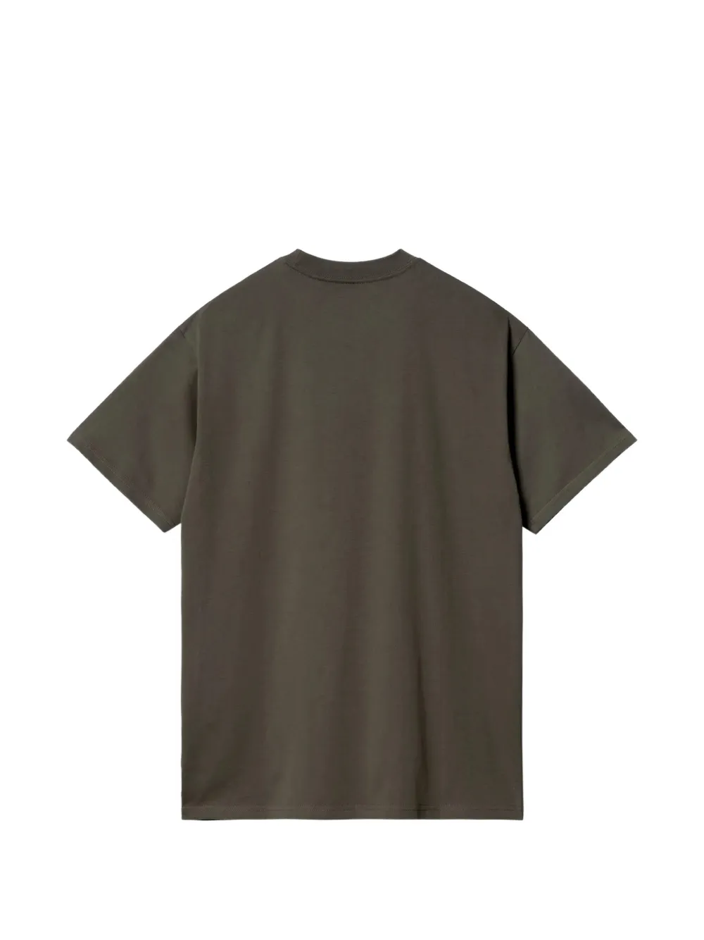 Carhartt WIP S S Script katoenen T-shirt met logo-print Groen