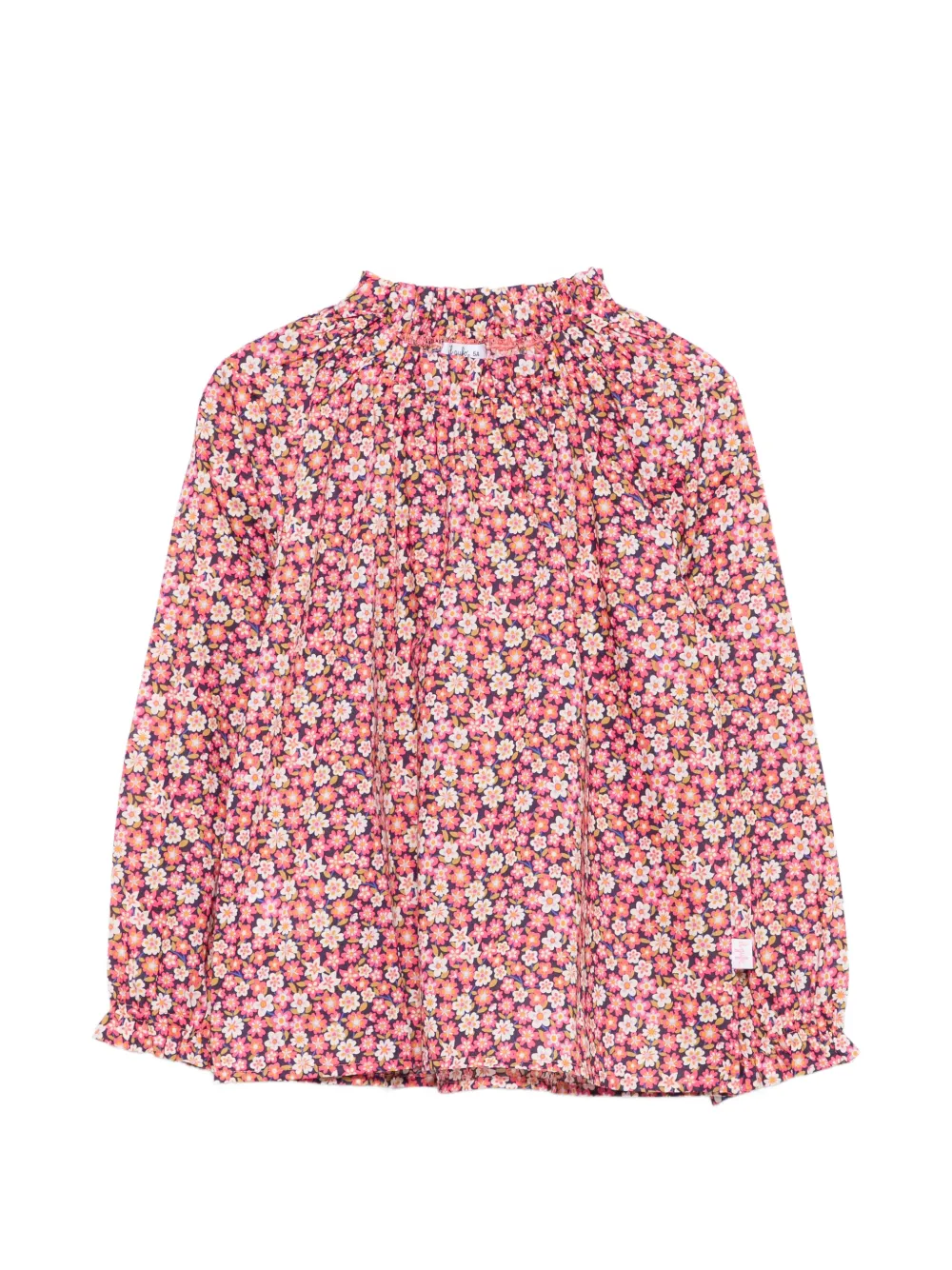 Il Gufo floral-print ruffled blouse - Viola