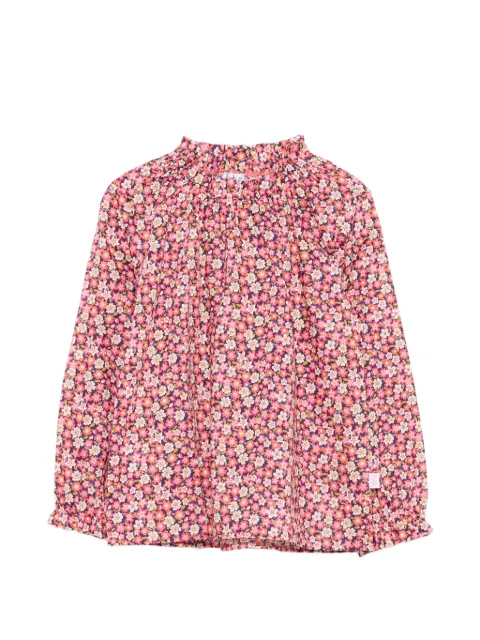 Il Gufo floral-print ruffled blouse