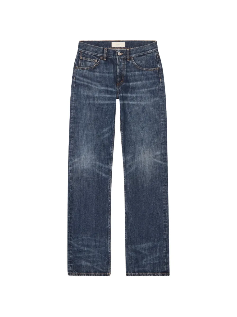 Jeanerica Kyoto Droit whiskered jeans - Blu