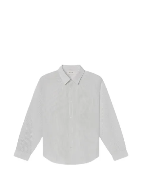 FRAME striped chest-pocket shirt