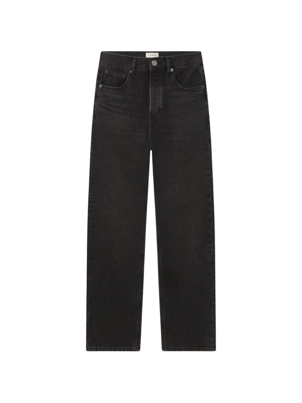FRAME faded straight-leg jeans - Grigio