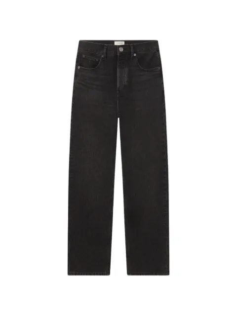 FRAME faded straight-leg jeans