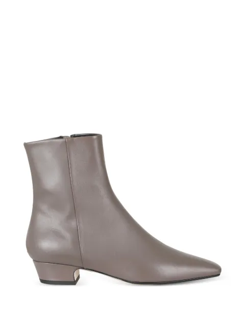 Aeyde Lilia square-toe ankle boots