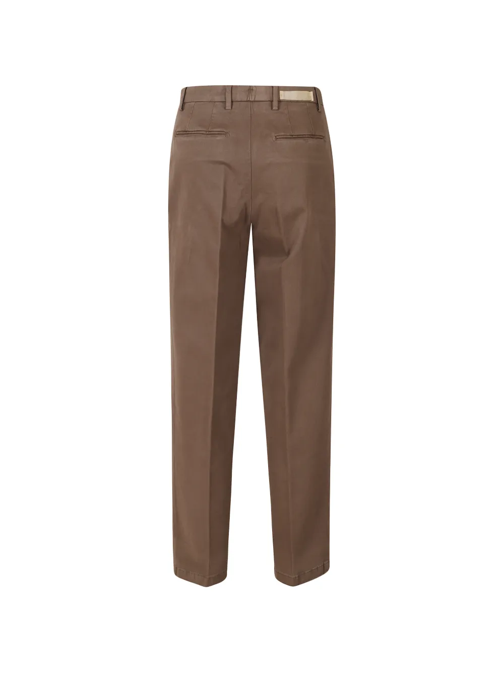 Briglia 1949 pressed-crease tailored trousers Bruin