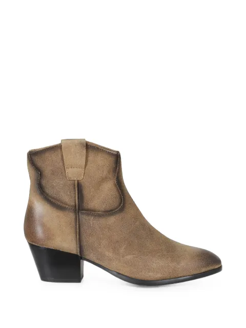 Ash Fame distressed ankle cowboy boots