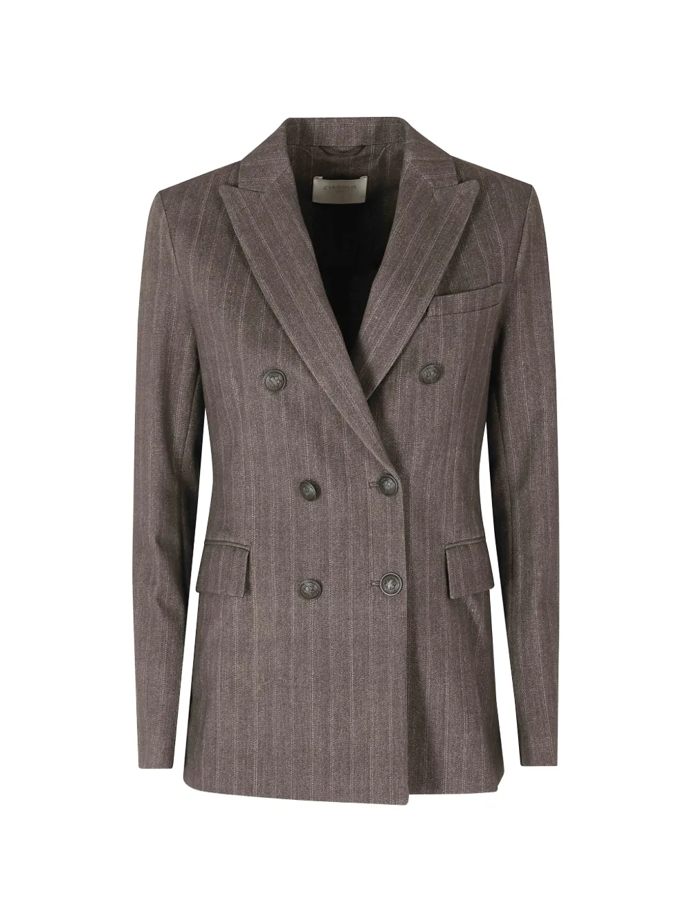 Circolo 1901 pinstripe double-breasted jacket