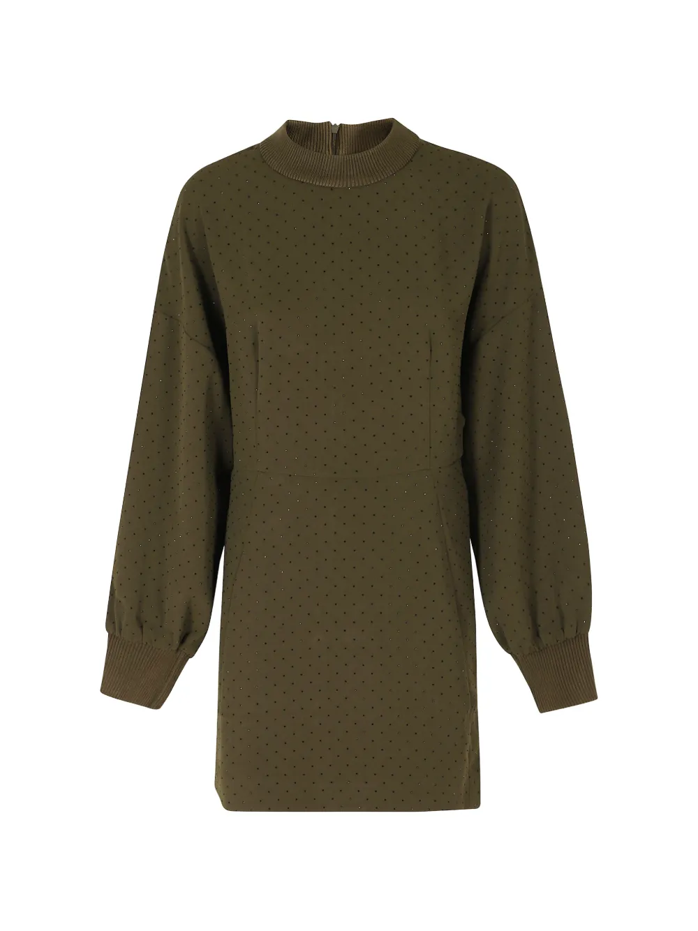 Essentiel Antwerp rhinestone-embellished mini dress - Vert Essentiel Antwerp rhinestone-embellished mini dress - Vert