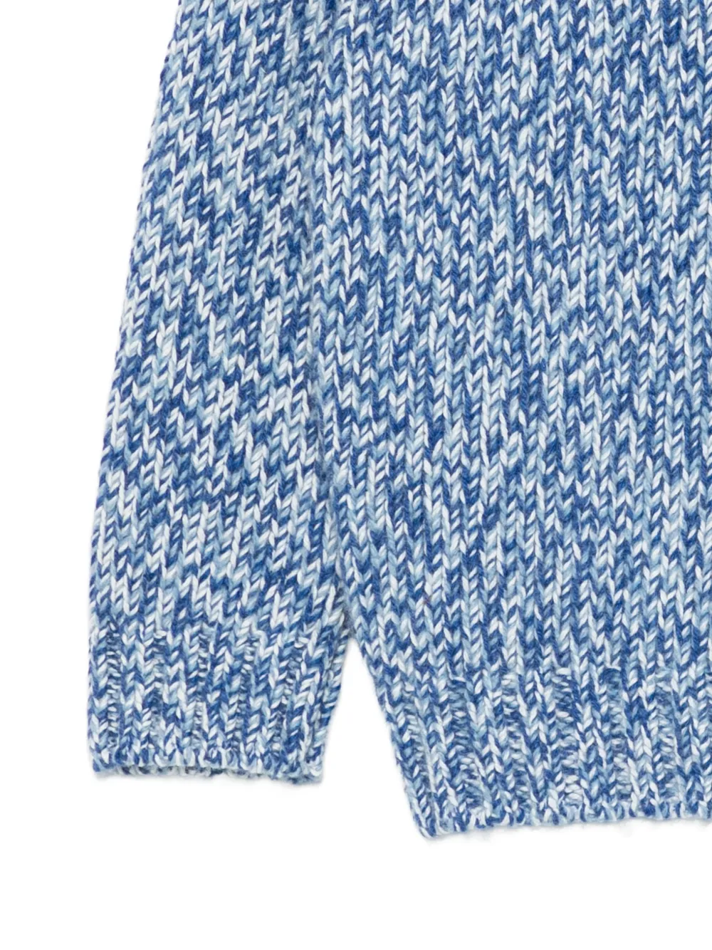 Il Gufo Grofgebreide trui Blauw