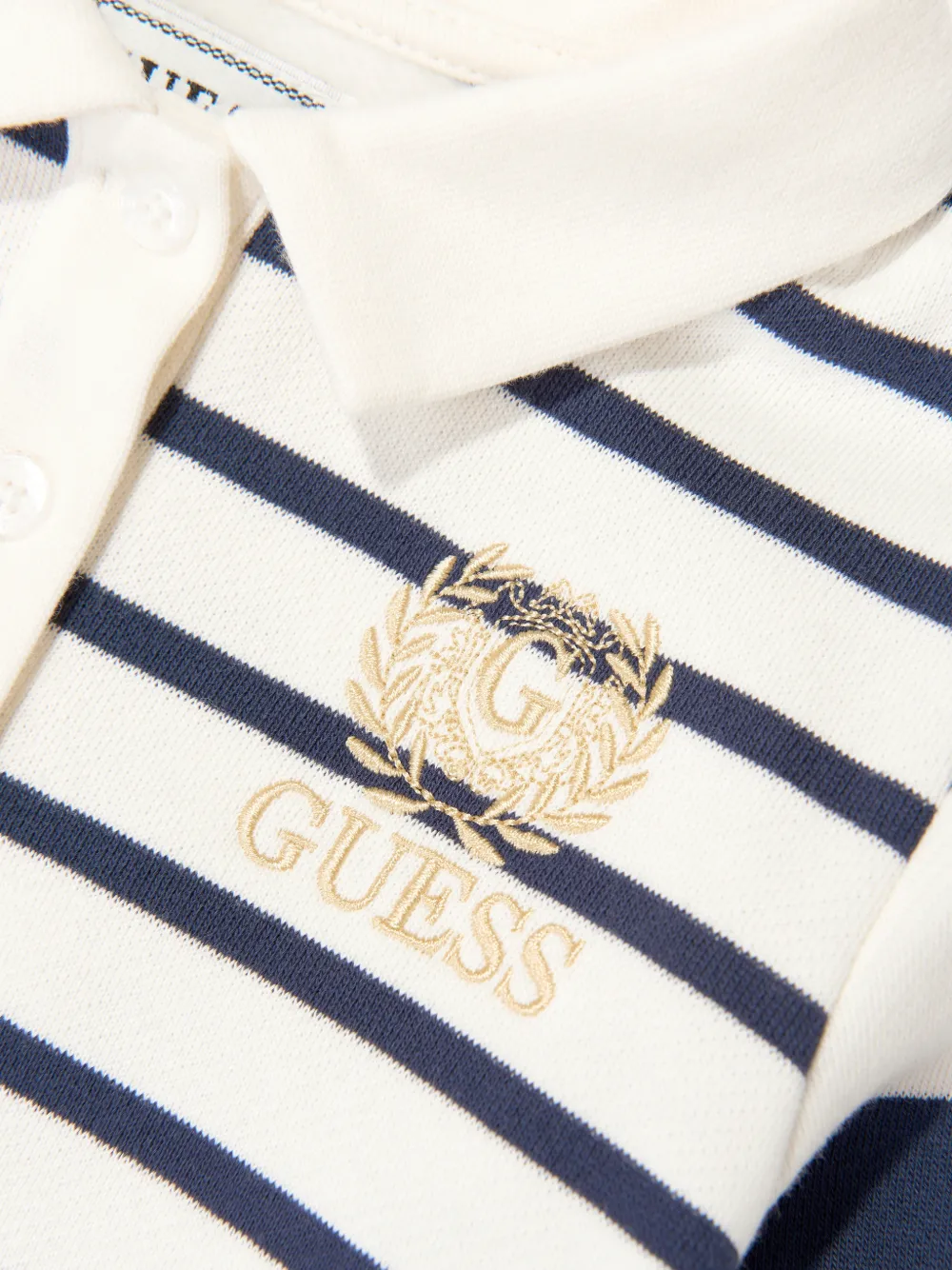 guess kids Gestreepte jurk Beige