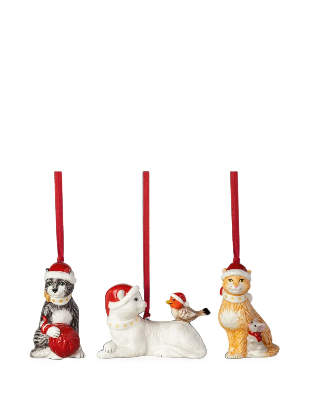 Villeroy & Boch Nostalgic Christmas ornaments (set of three) - Bianco