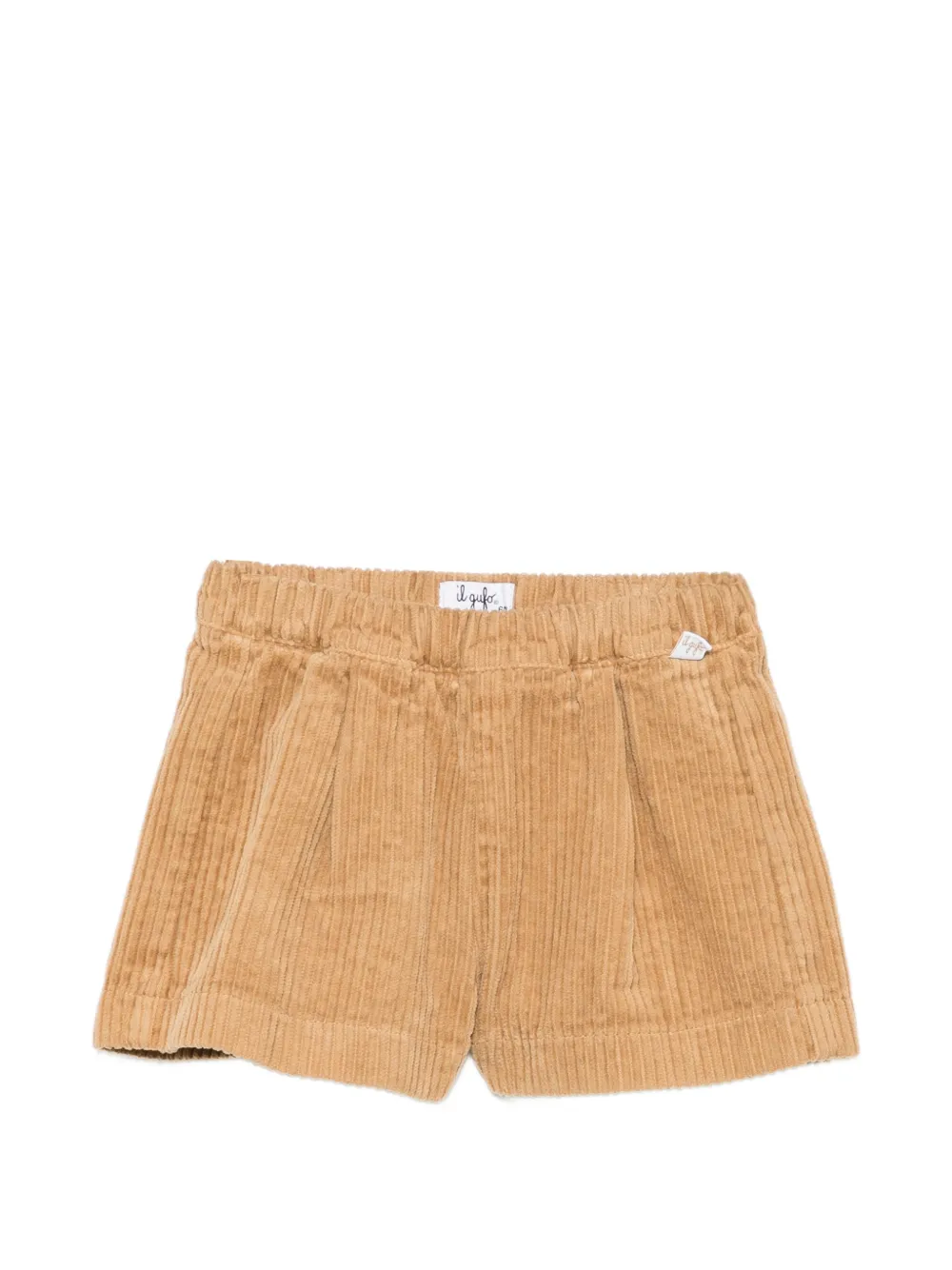 Il Gufo corduroy pleated shorts - Toni neutri