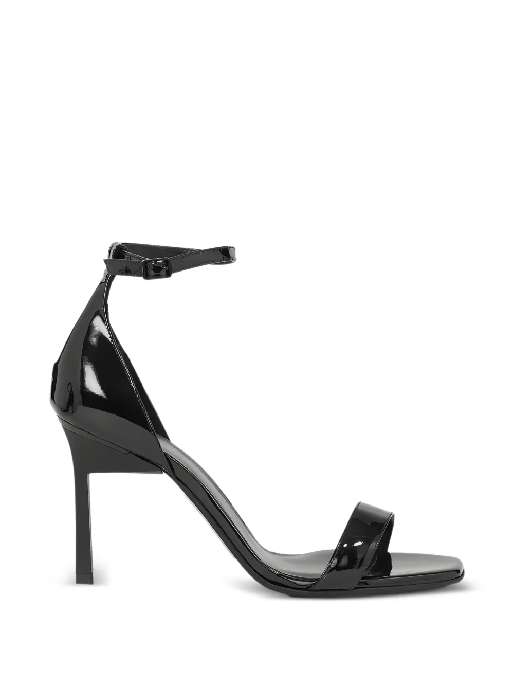 Calvin Klein patent-leather stiletto sandals - Nero