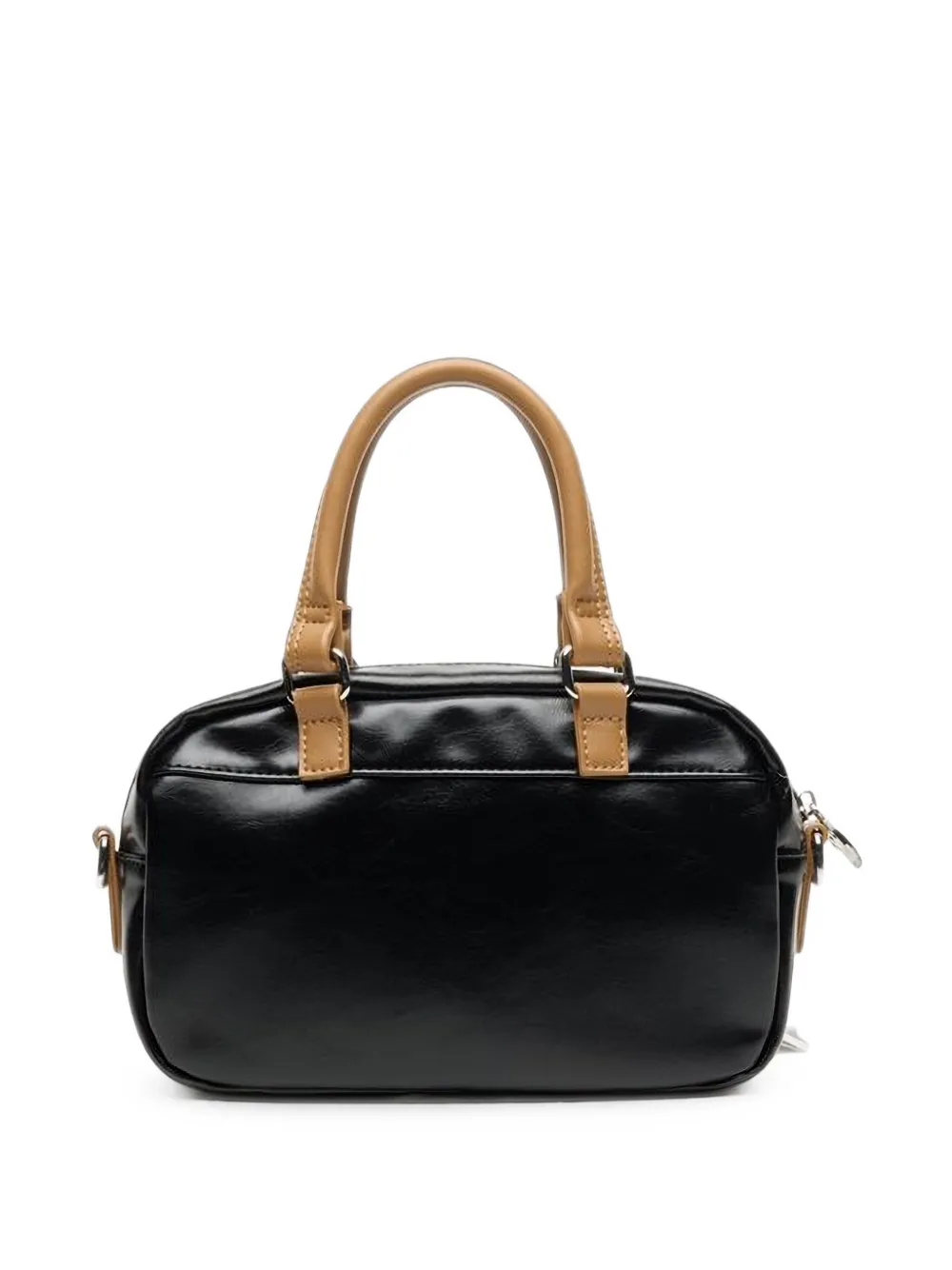Iceberg Shopper met logobedel Zwart