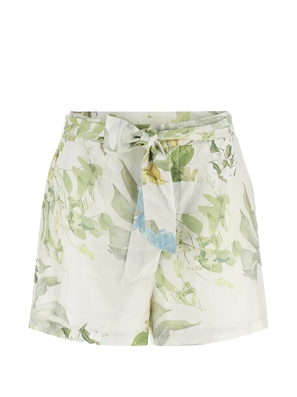GUESS USA floral-print belted shorts