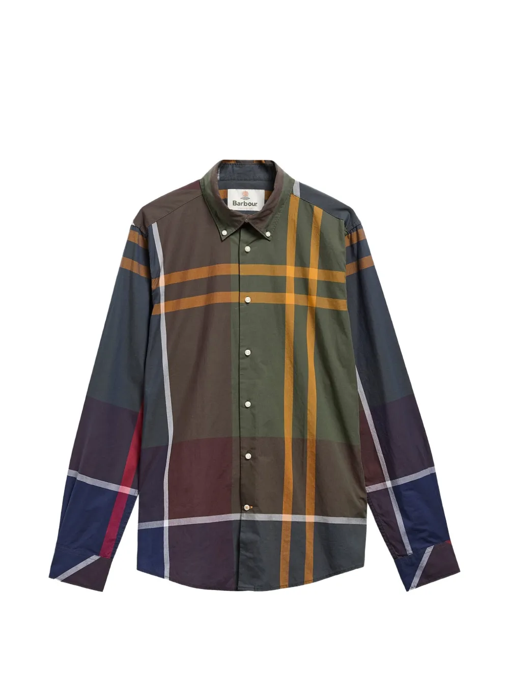 Barbour Dunoon button-down overhemd Blauw