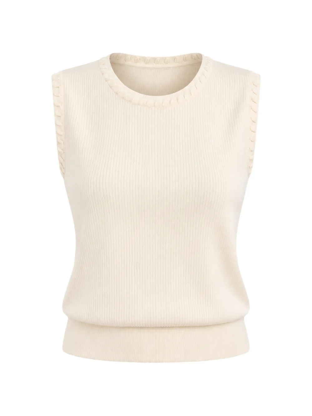 MAISON123 Priscilla braided-trim top