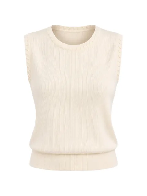 MAISON123 Priscilla braided-trim top