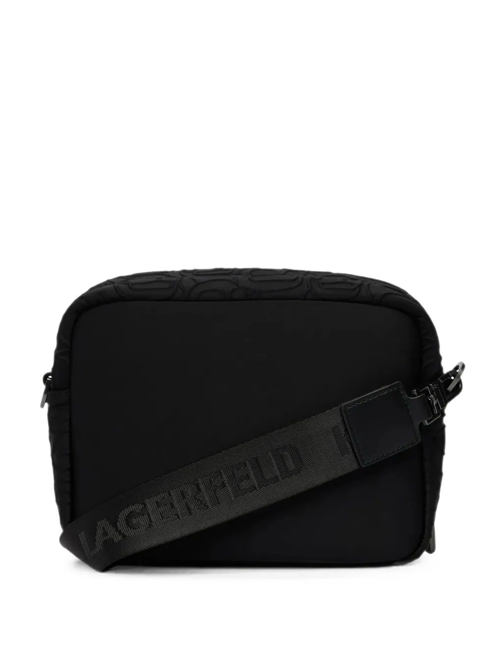 Karl Lagerfeld K/ikon Messenger Bag In Black