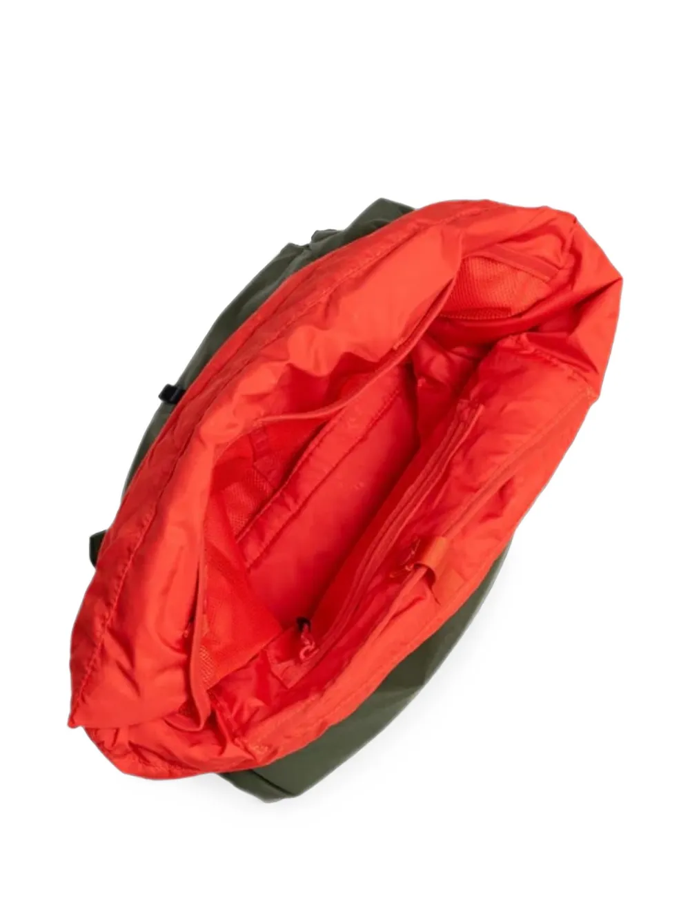Topologie Helmet washed-texture tote bag Groen