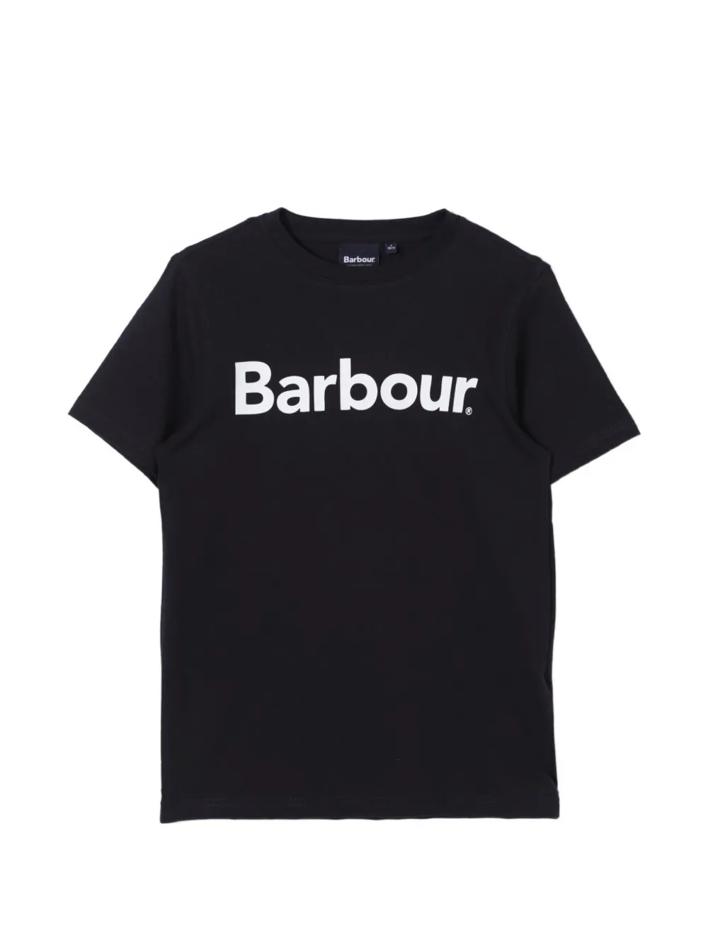 Barbour Kids logo-print T-shirt - Nero