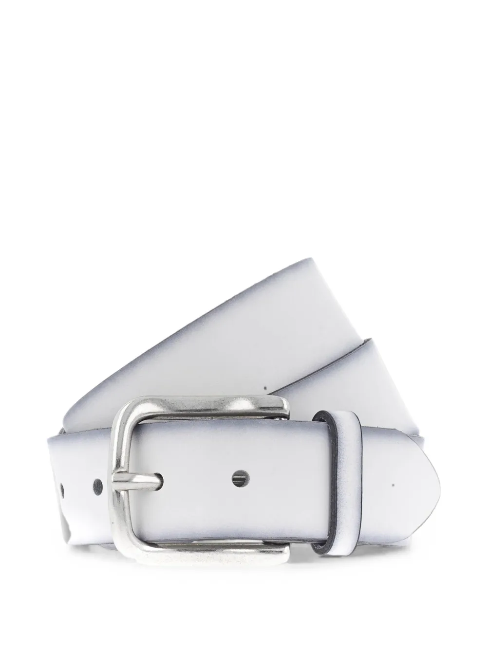 BGM LABEL buckle-fastening belt - Bianco