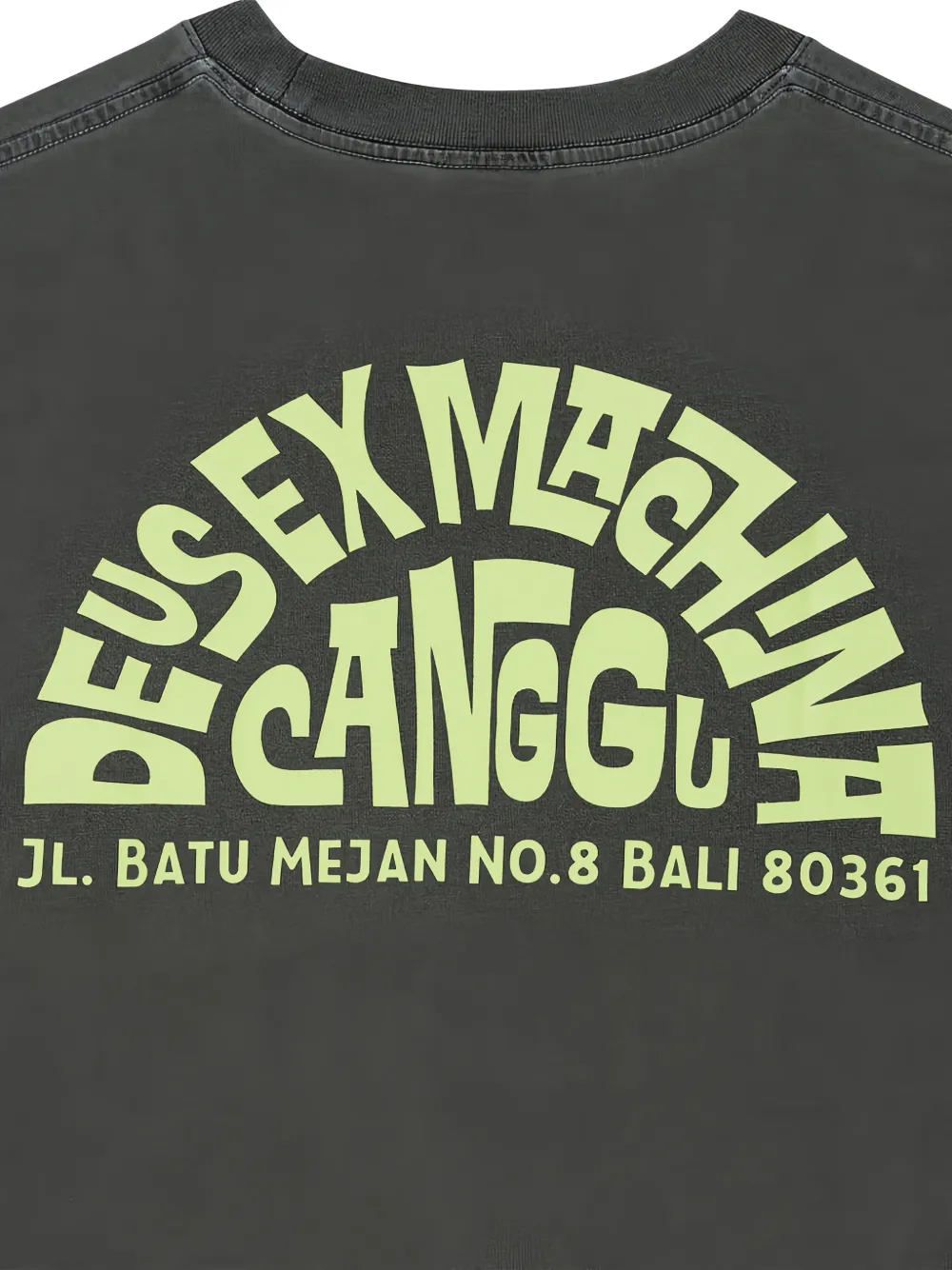 Deus Ex Machina Canggu Adress T-shirt met logo-print Grijs