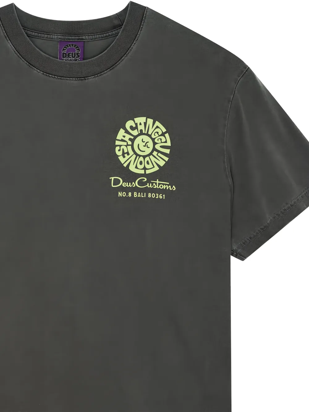 Deus Ex Machina Canggu Adress T-shirt met logo-print Grijs