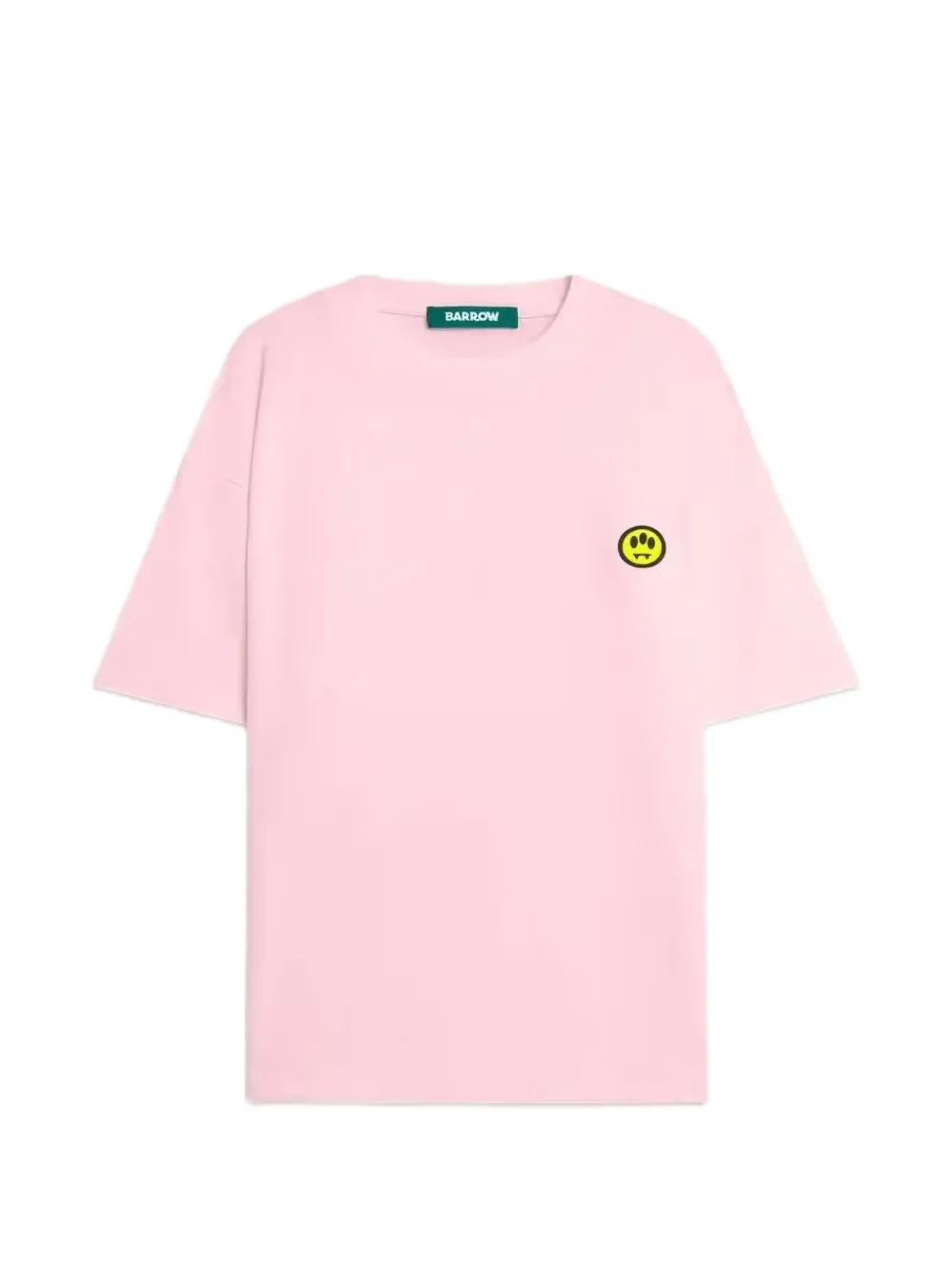 Barrow Logo-patch T-shirt In Pink