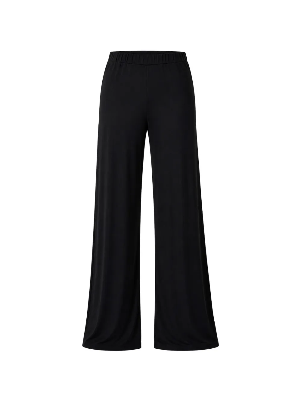Alpha Studio Elasticated Palazzo Pants In 블랙