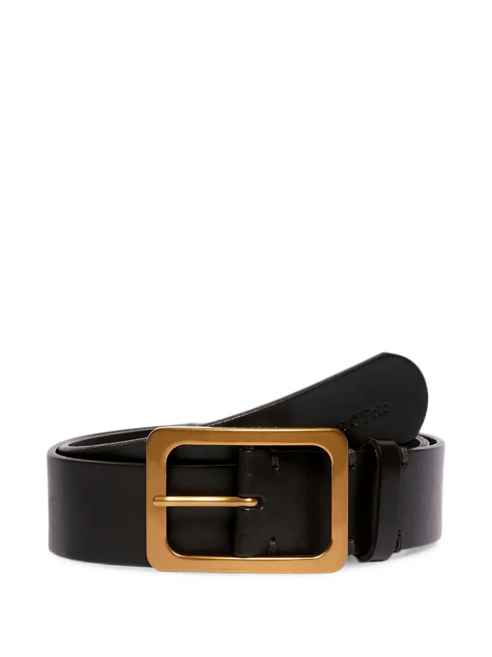 Marc O'Polo buckle-fastening leather belt - Marrone