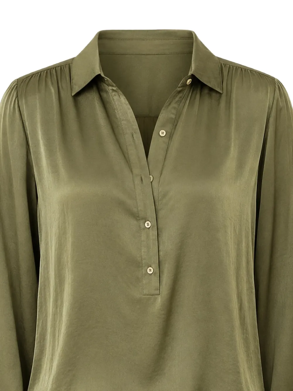 MAISON123 Babylon blouse met elastiek Groen