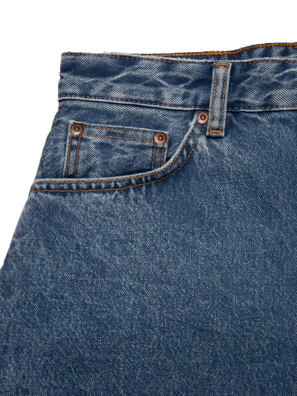 Nudie Jeans Maeve denim shorts Blauw