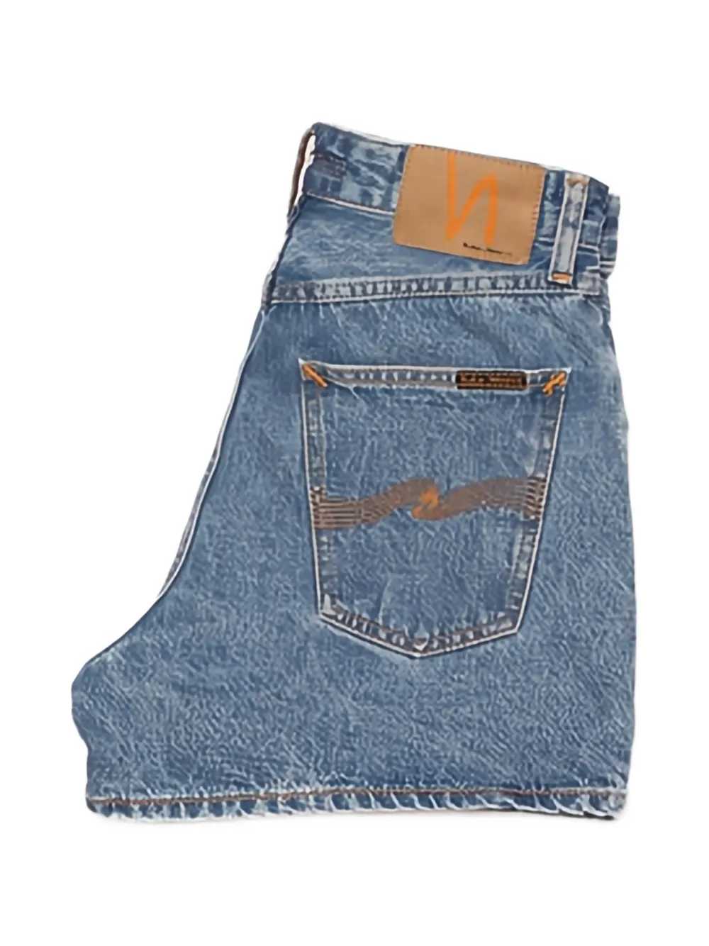 Nudie Jeans Maeve denim shorts Blauw