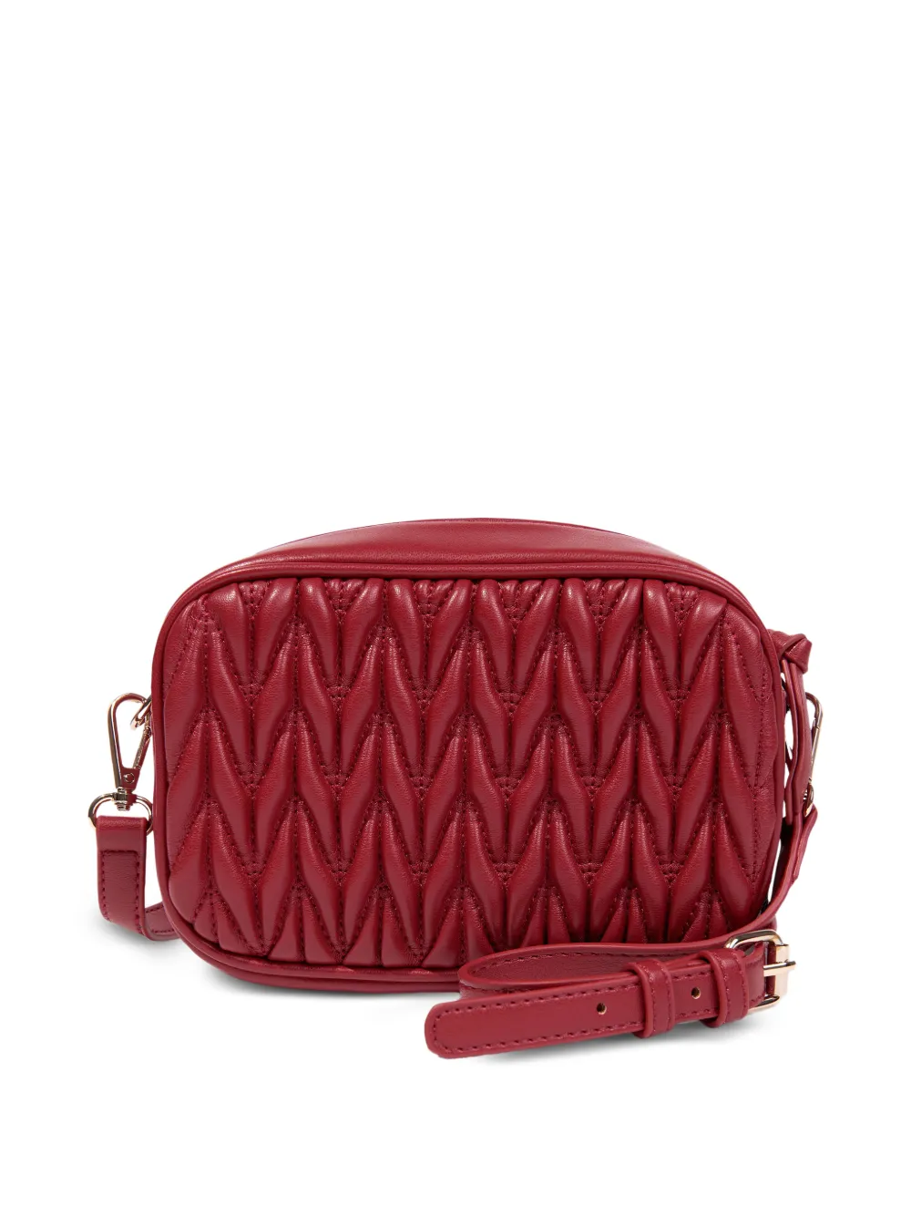 guess kids Matelassé schoudertas met logo-plakkaat Rood