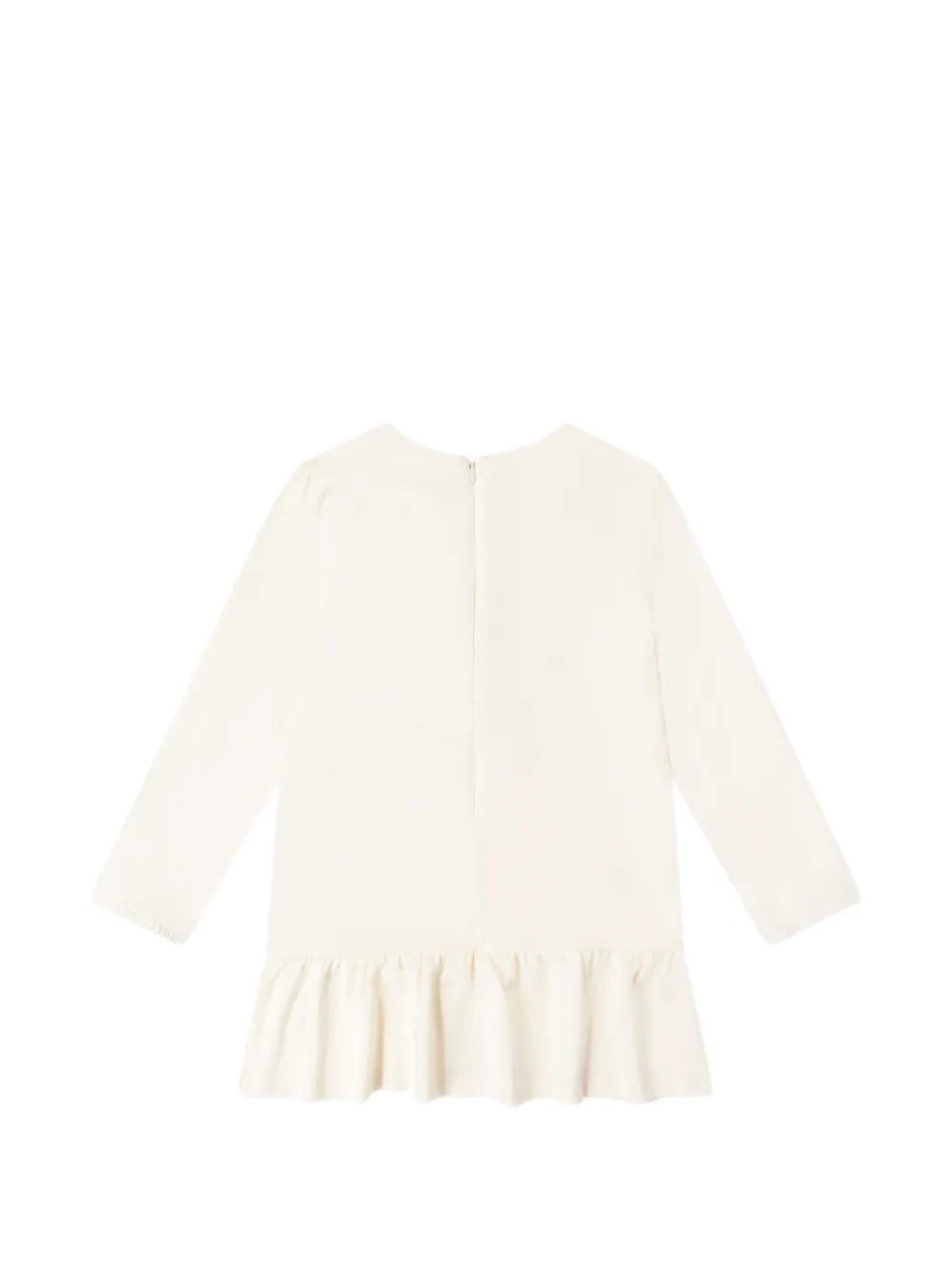 guess kids Mini-jurk met ruches en verfraaid met pailletten Beige