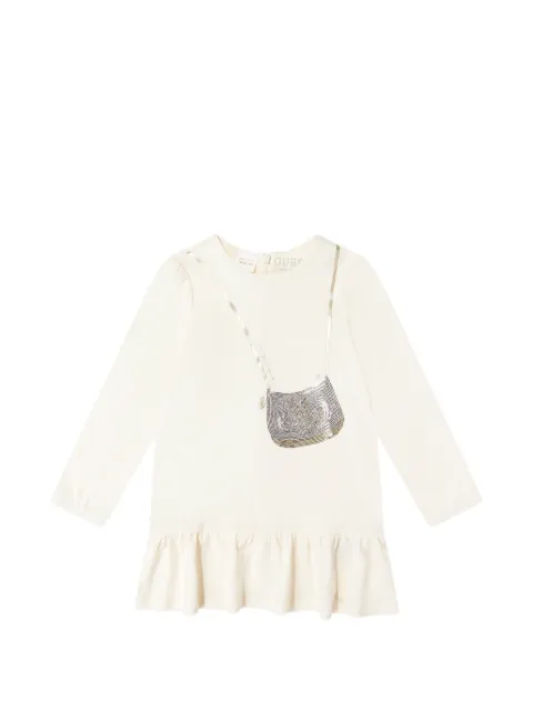 guess kids sequin-embellished ruffled mini dress